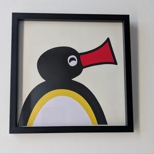 Framed Graphic Pingu Penguin Wall Decor 8x8 Increase
